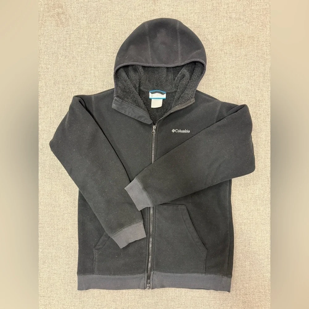 Columbia Kids Black Zip-Up Hoodie 0121